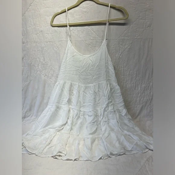 strapless open back dress Short Cap Sleeve Side Slit Open Back Tube Maxi Dress main image 1